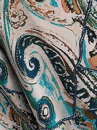 Frank Julieta Printed Silk Blouse
