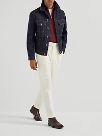 Cashmere Sweater with Half Zip