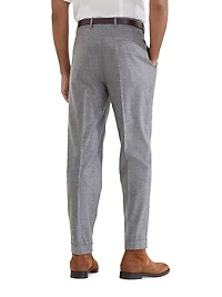 Cashmere and Silk Lightweight Flannel Leisure Fit Trousers