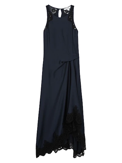 Anais Lace-Trim Cocktail Dress