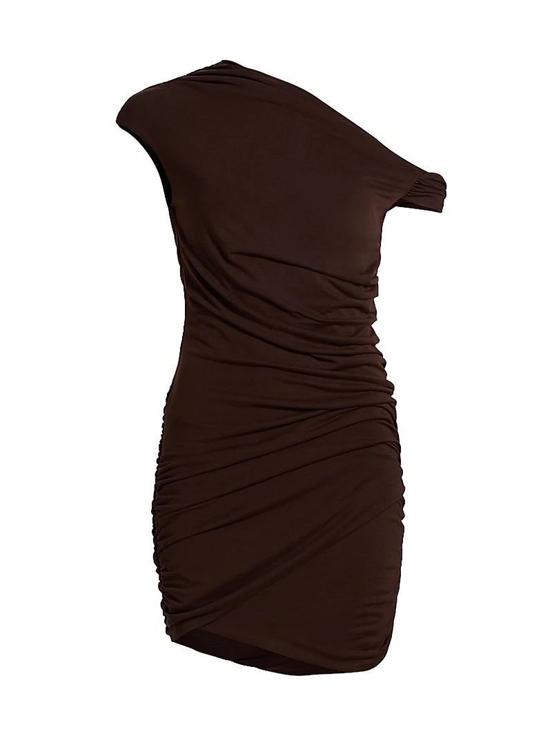 Ceres Ruched Jersey Minidress