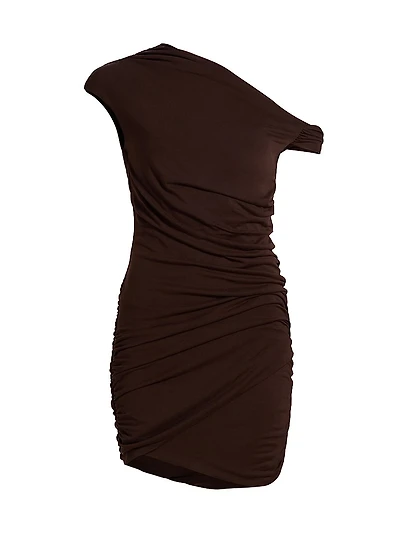 Ceres Ruched Jersey Minidress