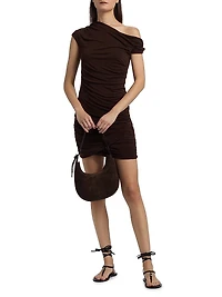 Ceres Ruched Jersey Minidress
