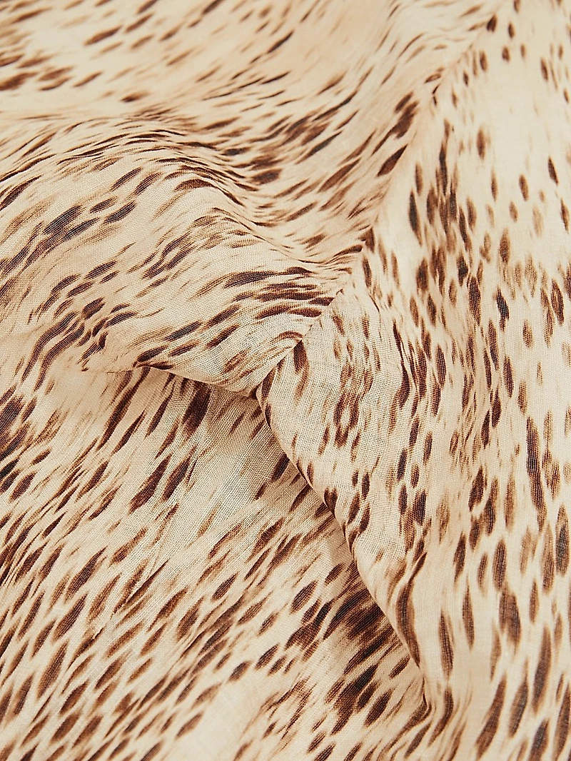 Presley Snake Print Midi-Dress