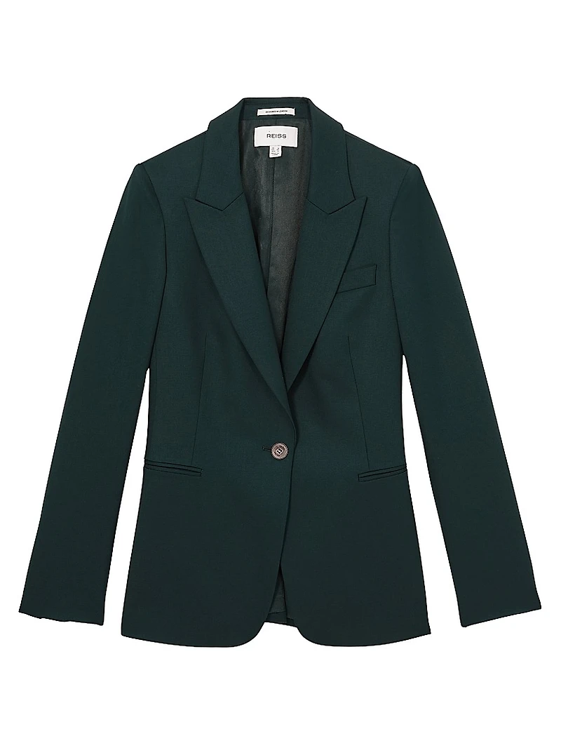 Jade One-Button Blazer
