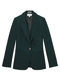 Jade One-Button Blazer