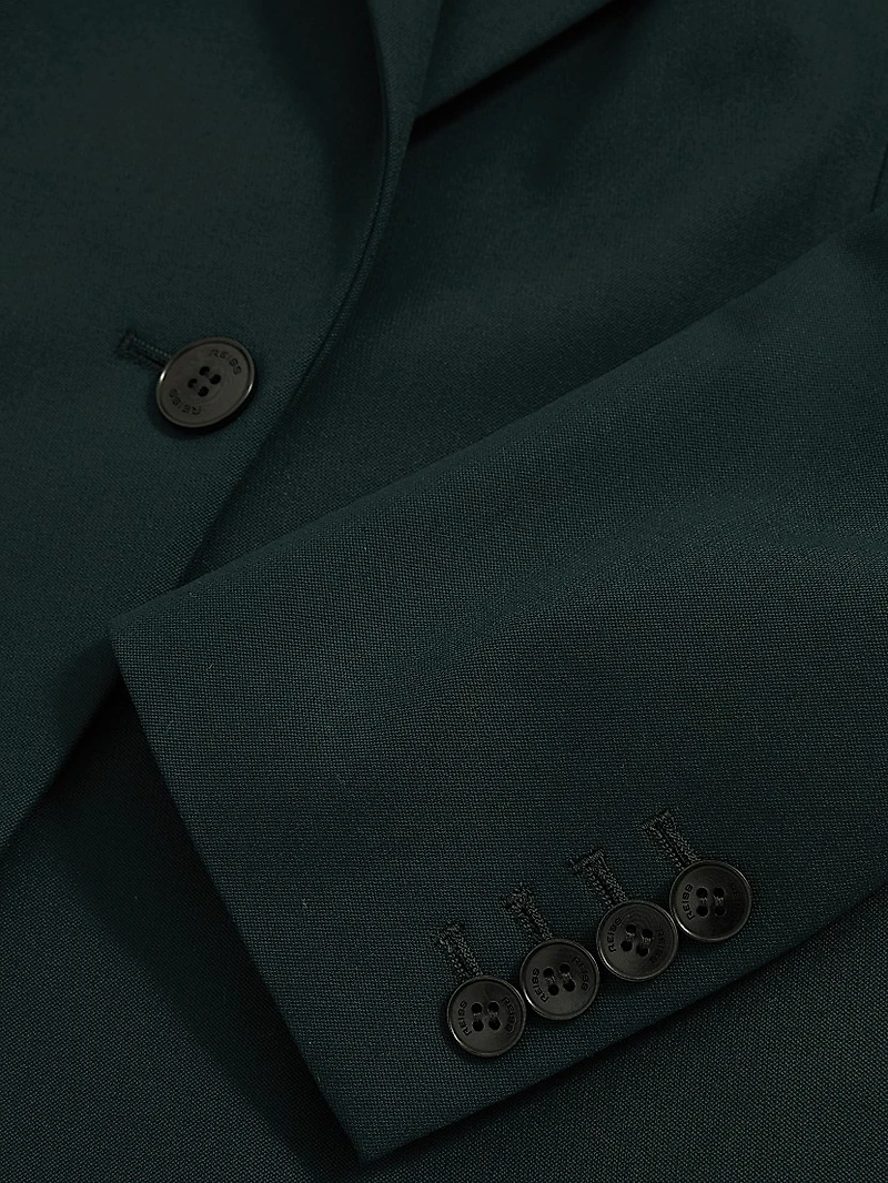 Jade One-Button Blazer