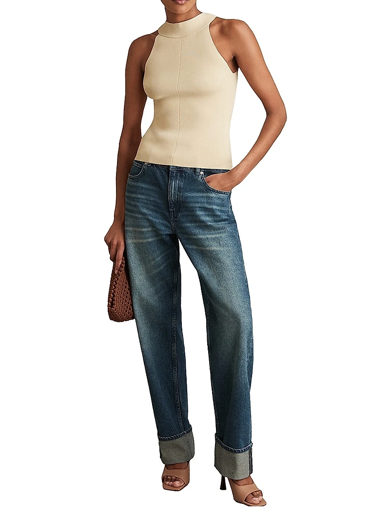 Lacey High-Neck Top