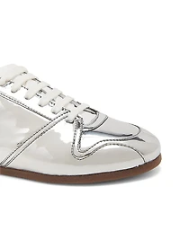 Mirrored Low-Top Tennis Shoes