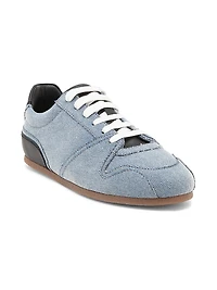 Denim Low-Top Tennis Shoes
