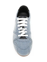 Denim Low-Top Tennis Shoes