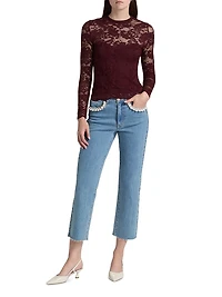 Baylor Embellished Crop Jeans