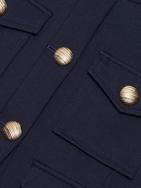 Siena Stretch-Ponte Crop Jacket