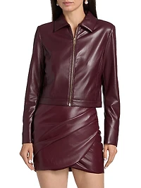 Lola Faux Leather Jacket