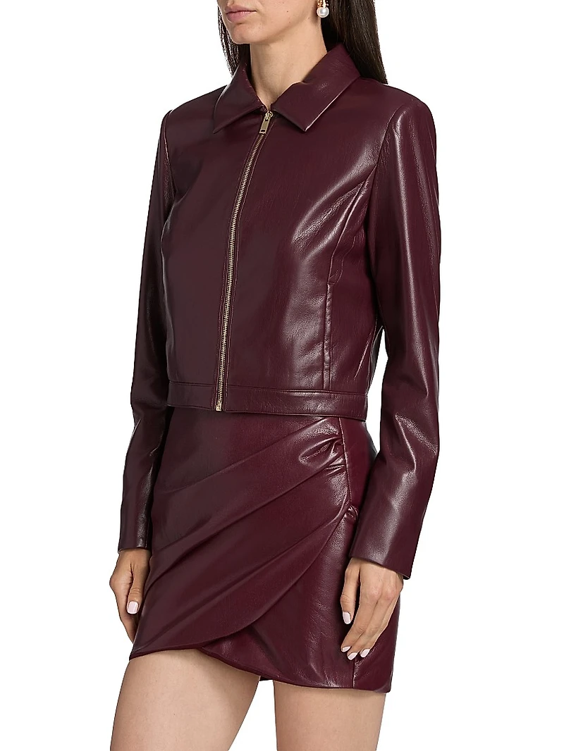 Lola Faux Leather Jacket
