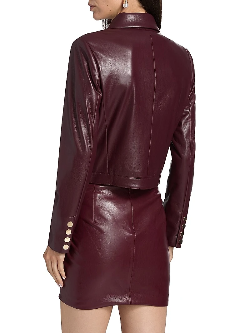 Lola Faux Leather Jacket
