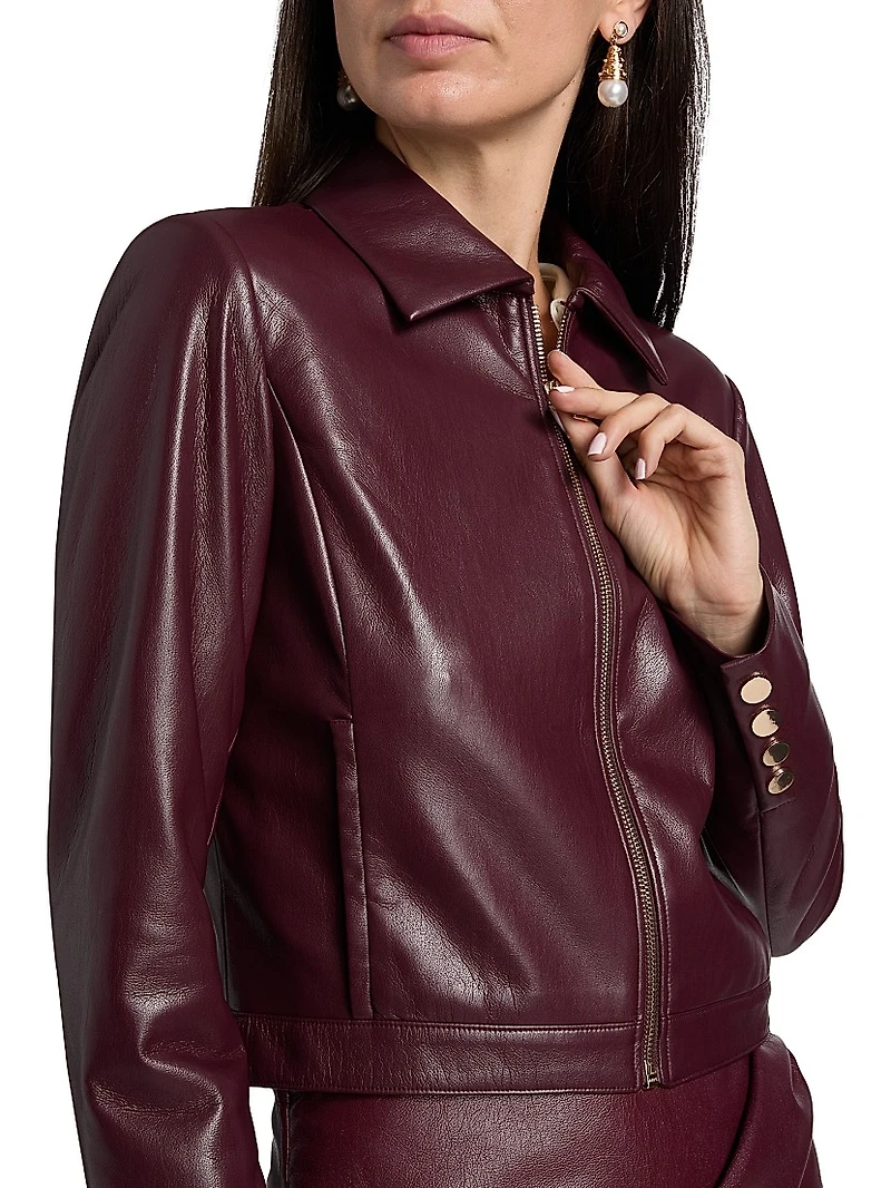 Lola Faux Leather Jacket