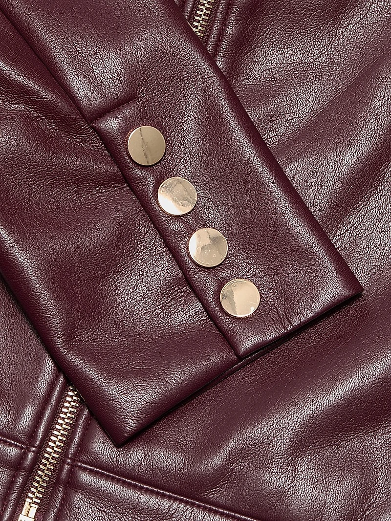 Lola Faux Leather Jacket