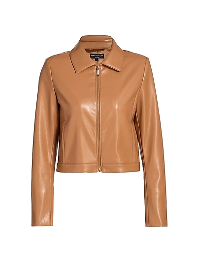 Lola Faux Leather Jacket