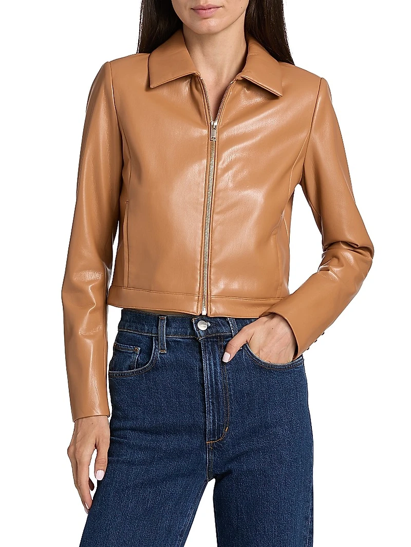 Lola Faux Leather Jacket