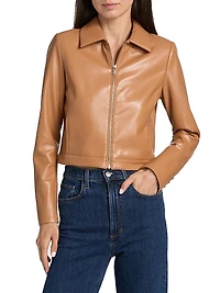 Lola Faux Leather Jacket