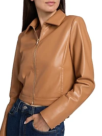 Lola Faux Leather Jacket