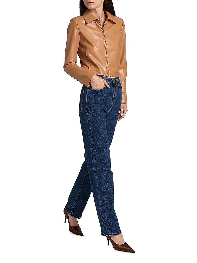 Lola Faux Leather Jacket