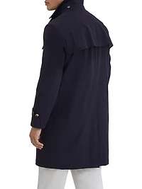 Stretch Bonded Nylon Four Pocket Redingote