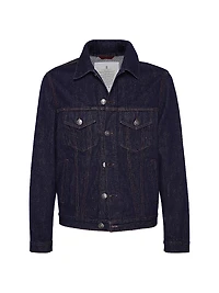 No Fade Denim Four Pocket Jacket