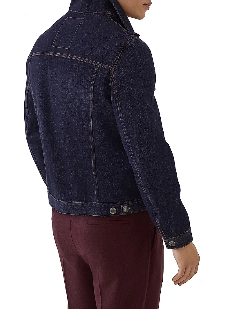 No Fade Denim Four Pocket Jacket