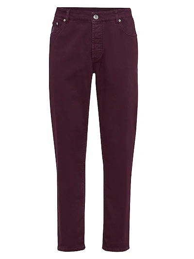 Five Pocket Trousers Comfort Cotton Lightweight Denim