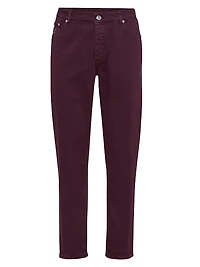 Five Pocket Trousers Comfort Cotton Lightweight Denim