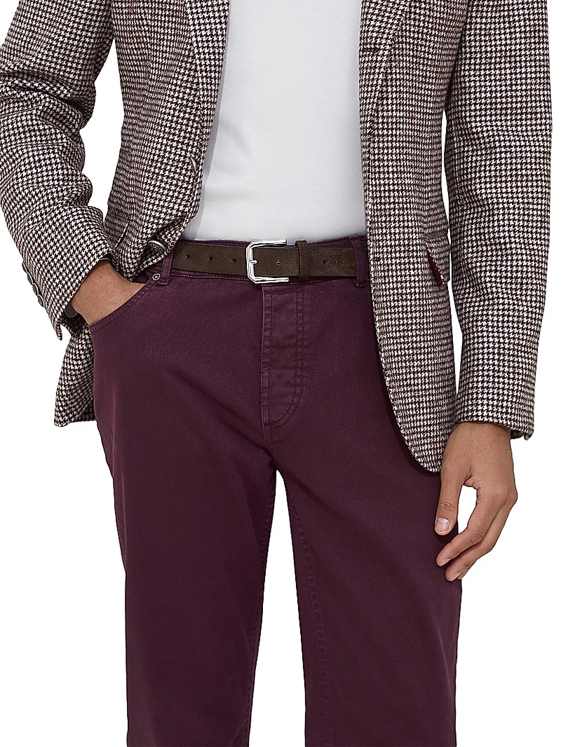 Five Pocket Trousers Comfort Cotton Lightweight Denim