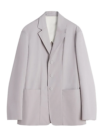 Straight Fit Cotton Jacket