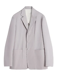 Straight Fit Cotton Jacket