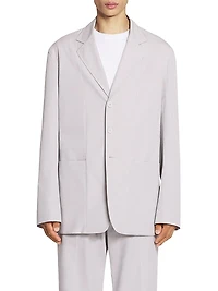 Straight Fit Cotton Jacket