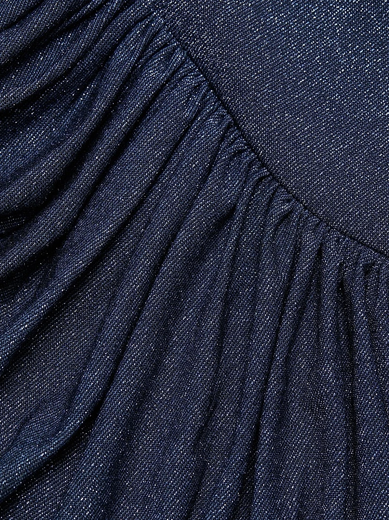 Waleska Ruched Jersey Midi-Dress