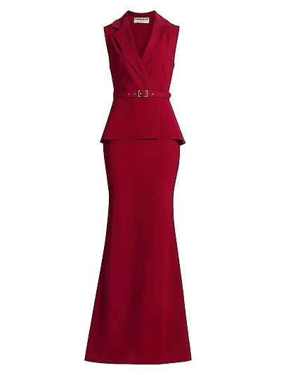 Thadira Jersey Sleeveless Gown