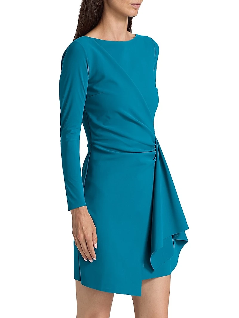 Pariza Gathered Cocktail Minidress