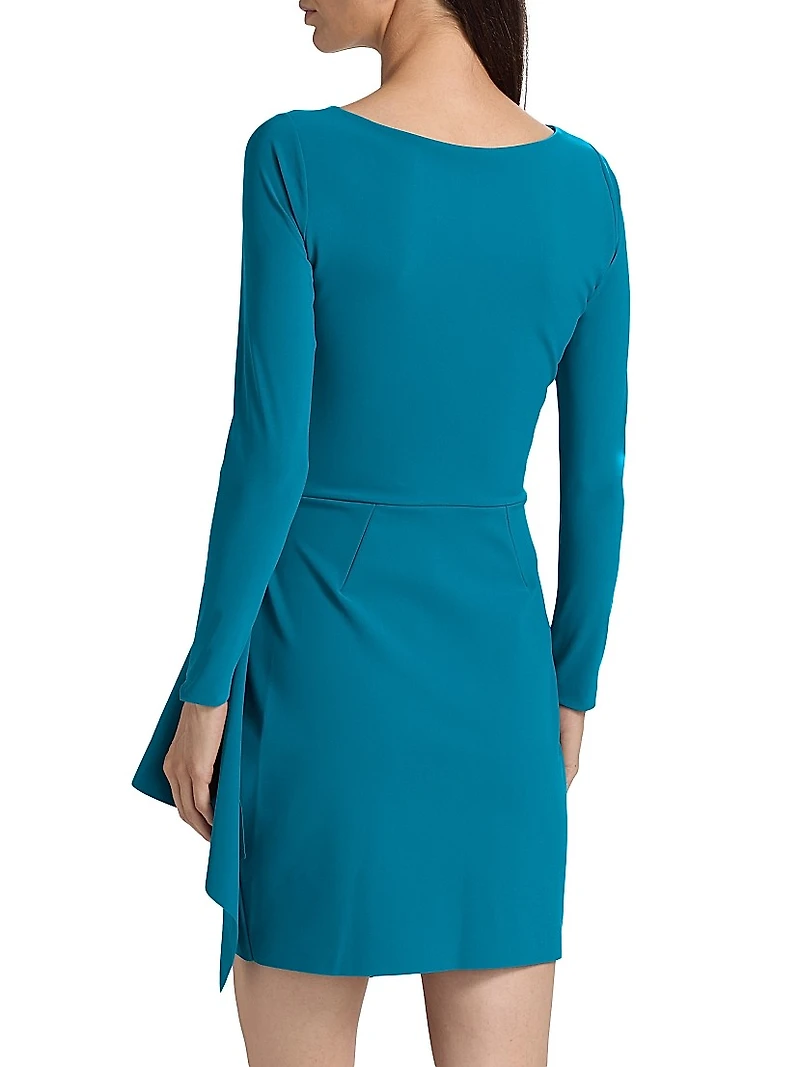 Pariza Gathered Cocktail Minidress