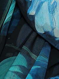 Flisky Floral Georgette Gown