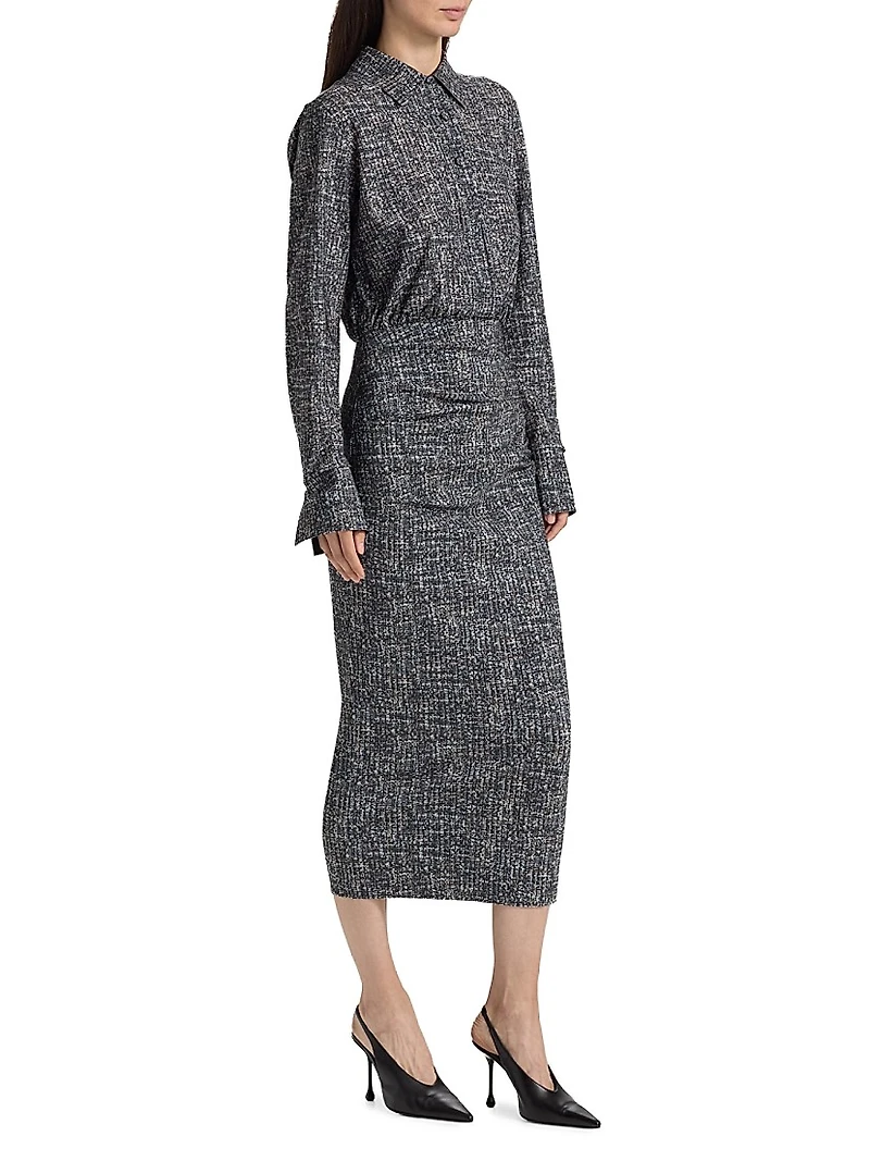 Azora Jersey Midi-Shirtdress