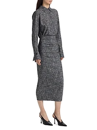 Azora Jersey Midi-Shirtdress