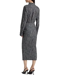 Azora Jersey Midi-Shirtdress