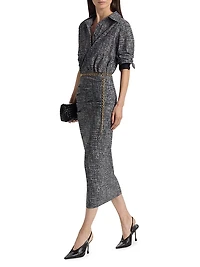 Azora Jersey Midi-Shirtdress