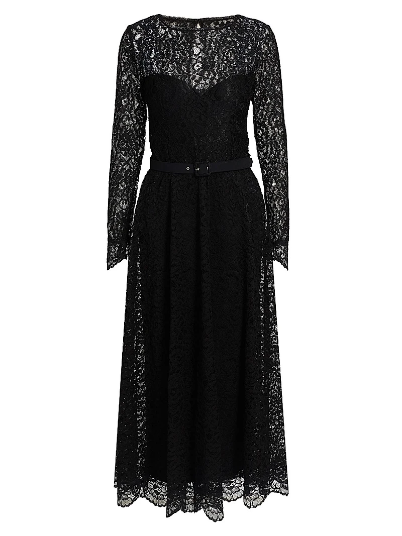 Ginogi Lace Midi-Dress