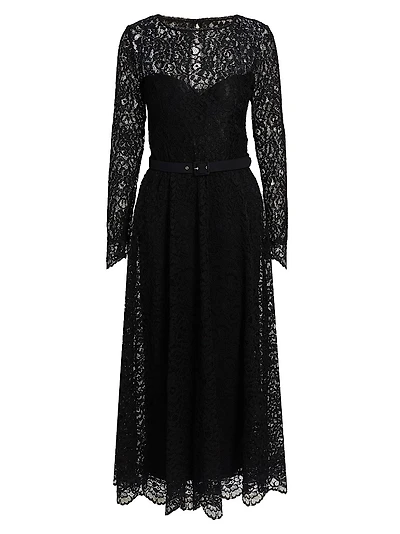 Ginogi Lace Midi-Dress
