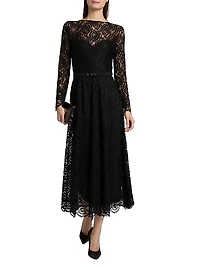 Ginogi Lace Midi-Dress