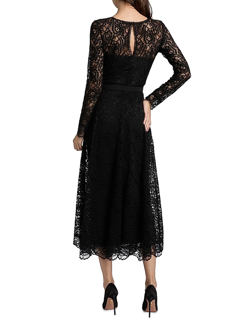 Ginogi Lace Midi-Dress