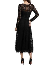 Ginogi Lace Midi-Dress